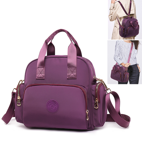 Bolsos de marca multifunción para mujer, bolso grande de hombro, cruzado, informal, de nailon ► Foto 1/6