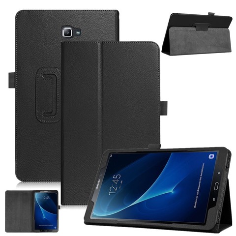 Funda de cuero plegable para tableta Samsung Galaxy Tab A 10,1 2016 T580 T585 SM-T580, cubierta tipo libro con película ► Foto 1/6