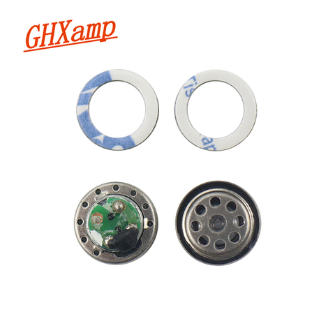 GHXAMP-Unidad de altavoz para auriculares Hifi, dispositivo de audio de 10mm, 16Ohm, piezas de reparación, suaves, bobina móvil, altavoz de rango completo para iE80, 2 uds. ► Foto 1/6