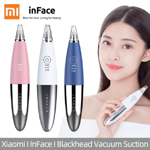 Xiaomi InFace-limpiador de poros al vacío, eliminador de espinillas, dermoabrasión, eliminación de acné, sebo, herramienta de belleza para el cuidado de la piel, carga USB ► Foto 1/6