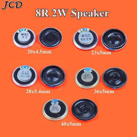 JCD altavoz 2W 8 ohmios 8R 8Ohm altavoces diámetro 20mm 23mm 28mm 36mm 40mm campana pequeño ► Foto 1/6