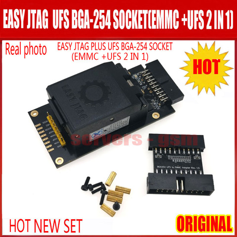 2022 nuevo ORIGINAL fácil-Jtag más UFS BGA-254 Socket / EMMC 254(EMMC + UFS 2 en 1) adaptador JTAG fácil más trabajo de caja ► Foto 1/6