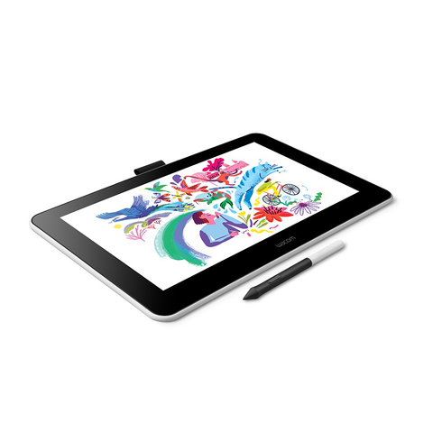 Wacom-tableta de dibujo Digital One DTC133 con pantalla, pantalla gráfica de 13,3 pulgadas para principiantes en arte y animación ► Foto 1/6