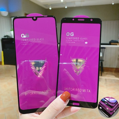 Protector de pantalla de cristal templado para Xiaomi Redmi Note 7, 6, 8 Pro, 9, 9A, 7A, CC9e ► Foto 1/6