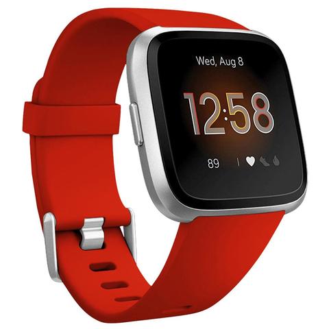 Hero Iand-Correa de silicona para reloj Fitbit Versa/2/Lite, pulsera deportiva colorida, tamaño S L, repuesto ► Foto 1/6