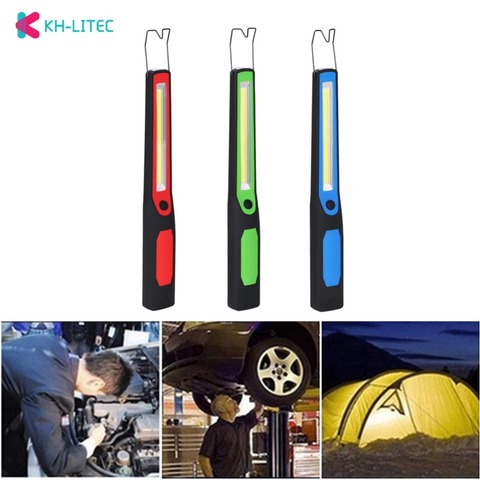 Luz LED de trabajo recargable por USB para coche, lámpara de emergencia de reparación magnética COB, linterna portátil de acampada, lámpara con gancho para colgar ► Foto 1/6