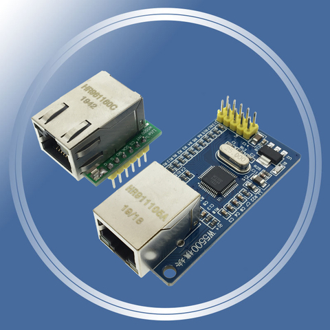 Microcontrolador USR-ES1 W5500, convertidor SPI a LAN/ Ethernet, TCP / IP 51/STM32, Programa sobre W5100, nuevo ► Foto 1/6