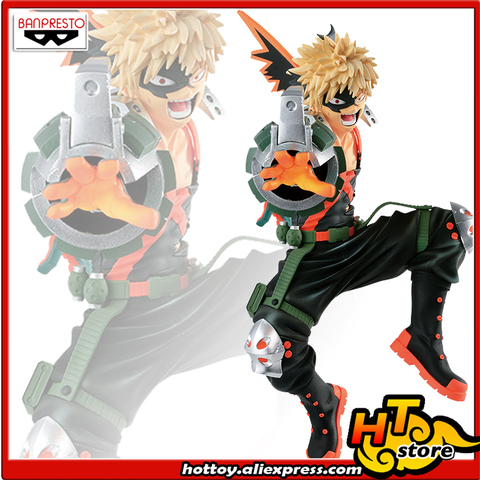 Banpresto-figura Original de la Academia COLOSSEUM, figura coleccionable de 100%, Katsuki Bakugo de 