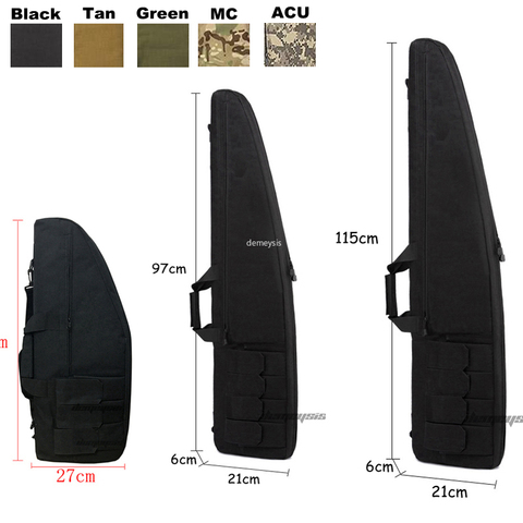 Estuche de almacenamiento para Rifle de 70cm, 95cm, 115cm, mochila táctica para arma, bolsas de escopeta militar con correa de hombro acolchada y bolsas ► Foto 1/6