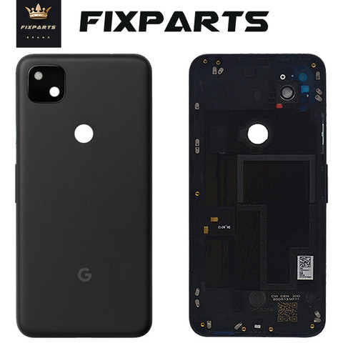 Google Pixel4A-carcasa trasera para batería, cristal trasero, carcasa protectora de reemplazo, parte de Google 4A Pixel, color negro, novedad ► Foto 1/1