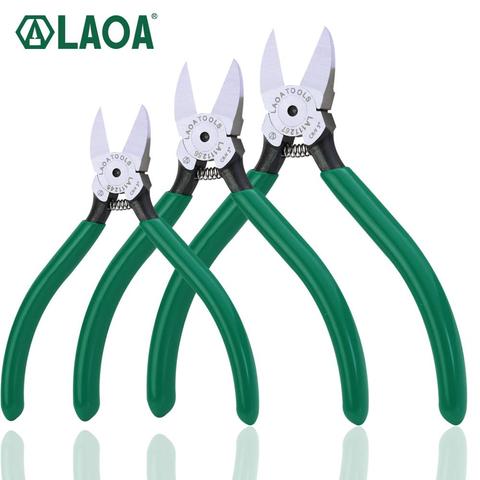 LAOA CR-V alicates De Plástico 5/6 inch Joyería de Alambre Eléctrico Cable Cortadores Laterales de Corte Tijeras Herramientas de Mano herramienta de Electricista ► Foto 1/5