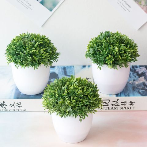 Plantas artificiales bonsái pequeño árbol plantas Bonsai flores de loto flores en maceta adornos decoración para el hogar y jardín decoración ► Foto 1/6