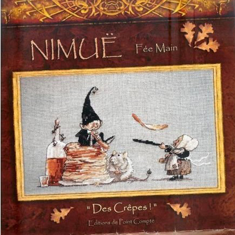 Kit de punto de cruz con cuentas, colección de oro, Crepes Nimue Nium, Crepes, tortitas ► Foto 1/4