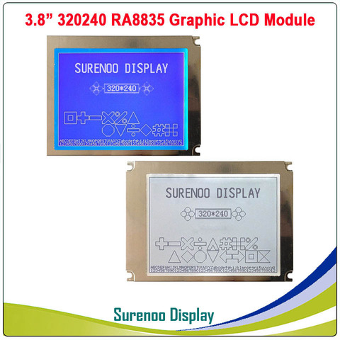 Panel de visualización del módulo LCD gráfico 3,8 