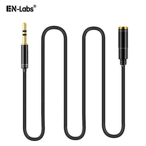 Cable de extensión de Audio Jack 3,5mm para Huawei P20 lite,Mini Conector estéreo de 3 y 5mm, adaptador de Cable auxiliar para auriculares, Xiaomi Redmi,PC ► Foto 1/6