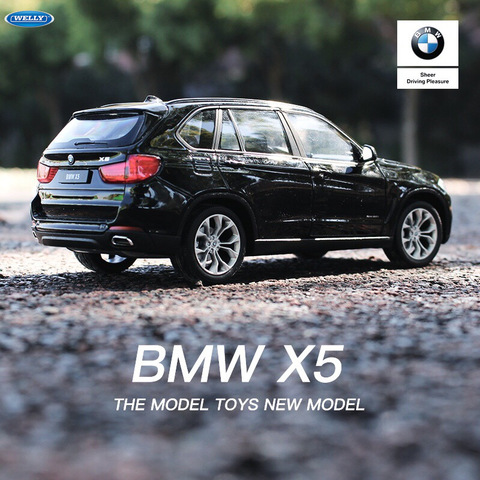 Welly 1:24 BMW X5 coche en miniatura de aleación simulación coche decoración colección regalo juguete fundición a presión modelo niño juguete ► Foto 1/6