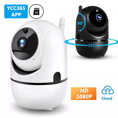 Cámara iP inteligente HD 1080P, inalámbrica en la nube, seguimiento automático, cámaras de vigilancia infrarrojas con Wifi, YCC365 PLUS ► Foto 1/6