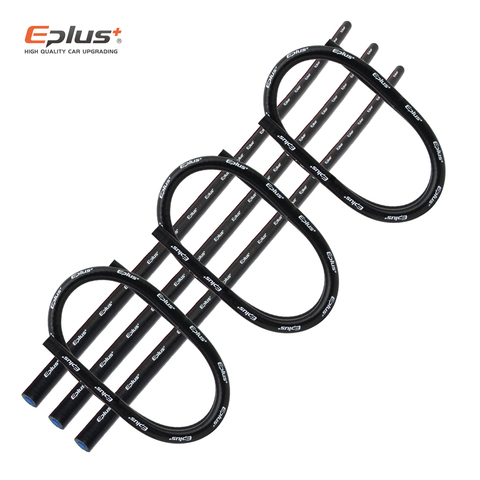 EPLUS-Tubo de silicona suave para radiador, tubo de silicona Universal trenzado, 3 capas, 1M, varios tamaños, negro ► Foto 1/6