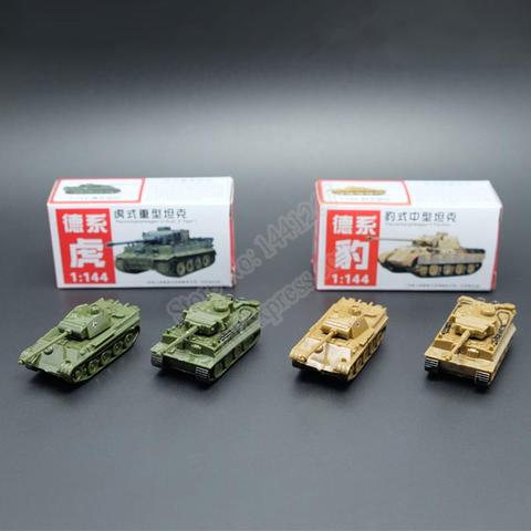 4 unids/set 4D Arena de tigre mundo de tanques de la Segunda Guerra Alemania Pantera Tanque 1:144 escala modelo terminado juguete ► Foto 1/5