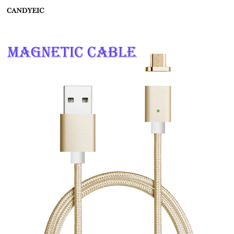 CANDYEIC cargador magnético para Xiaomi Redmi 6pro Cable Redmi 6 Cable Micro USB para Redmi 5 4 3 magnético Cable USB de carga rápida ► Foto 1/6