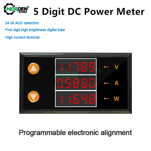 Medidor de corriente de voltaje de alta precisión, voltímetro Digital, amperímetro, voltímetro, DC0-200V, 10A, LCD, 5 dígitos ► Foto 1/6