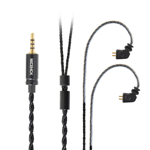 NICEHCK-Cable para auriculares MC8, 8 núcleos, chapado en cobre y plata, 3,5/2,5mm, MMCX/NX7/QDC/0,78mm, 2 pines para DB3 BL03 CA4 C12 ZSN Pro ZSX ► Foto 1/6