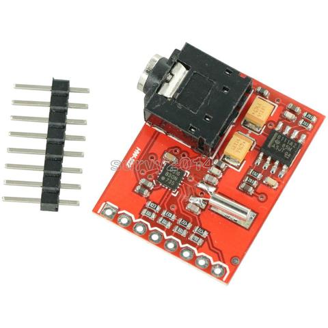 Sintonizador de Radio FM Si4703 RDS, módulo de evaluación de conexión para Arduino AVR PIC ARM, servicio de datos de Radio, módulo portador de filtro ► Foto 1/4