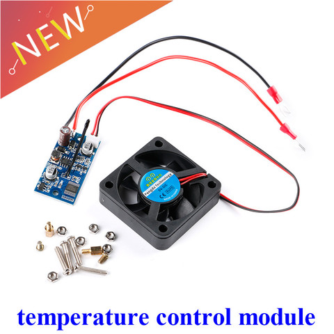 Ventilador de refrigeración inteligente para ordenador y PC, módulo de Control de temperatura, disipador de calor del chasis, controlador de velocidad del Motor, CC de 6V-70V ► Foto 1/5