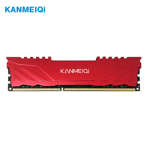 KANMEIQi-memoria para ordenador de escritorio, dispositivo ram DDR3, 4GB, 8GB, 1333 MHz, 1600/1866 MHz, con disipador de calor, dimm, pc3, CL9 CL11, 1.5V, 240pin, compatible con Intel/AMD ► Foto 1/6