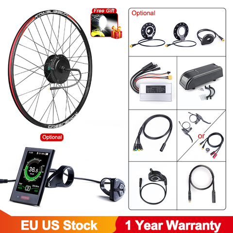 48V 500W Bafang de tracción trasera de conversión eBike Kit para bicicleta eléctrica de Hub Motor para D rueda libre de disco del Motor e-Kit de bicicleta ► Foto 1/6