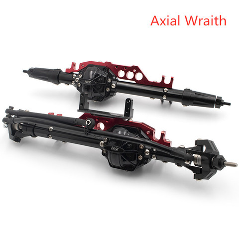 KYX Racing CNC-eje delantero y trasero, piezas de Metal, accesorios para coche trepador de control remoto Axial Wraith ► Foto 1/5