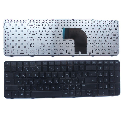 Teclado ruso para ordenador portátil HP Pavilion, AER36701110, MP-11M83SU-920W, AER36700110, MP-11M83SU-920, AER36700210, 2B-04816Q110, negro ► Foto 1/3