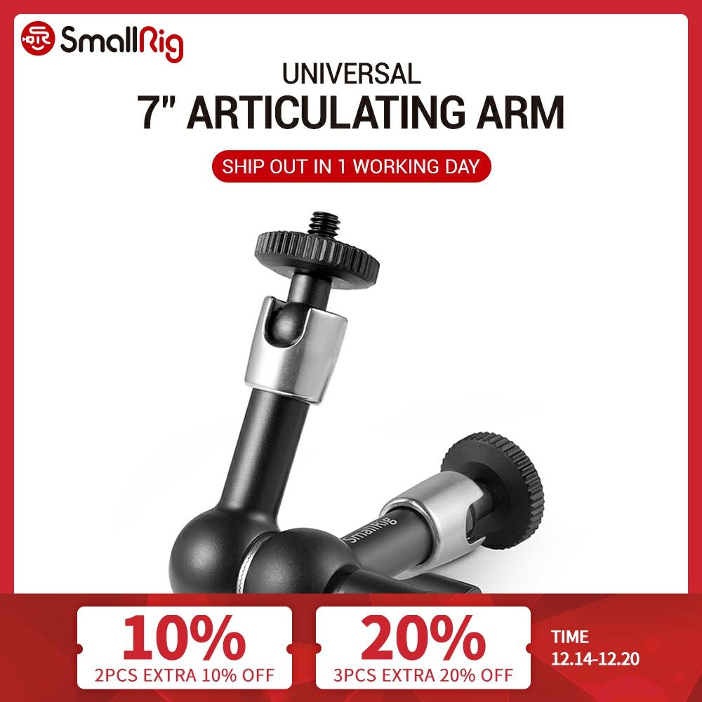 Brazo articulado de 7 pulgadas para cámara pequeña EVF, soporte Universal para micrófono de 1/4 