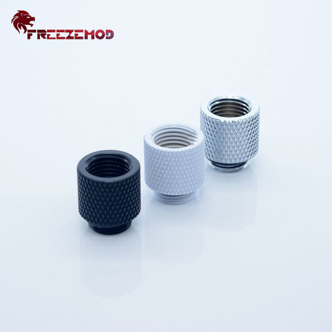 FREEZEMOD pc enfriador de agua racor rosca macho a hembra extensor G1/4 ''(ampliado 15mm) para el sistema de enfriamiento de agua de uso HYCLZ-M15 ► Foto 1/5