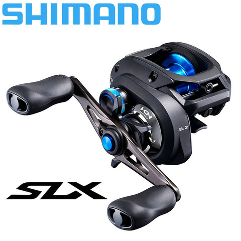 SHIMANO-carrete de pesca Baitcasting SLX DC/SLX XT/ SLX, 4 + 1BB, nuevo sistema de frenado SVS Infinity, proporción 8,2/7,2/6,3, cuerpo HAGANE ► Foto 1/5