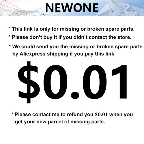 NEWONE missing spare parts resending link ► Foto 1/1