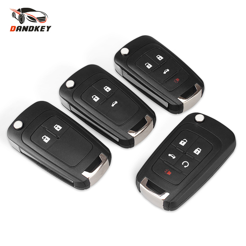 Dandkey/2/3/4/5 botones funda inteligente para llave de mando a distancia caso 2011 de 2012 de 2013 para Chevrolet Cruze FOB HU100 hoja ► Foto 1/6