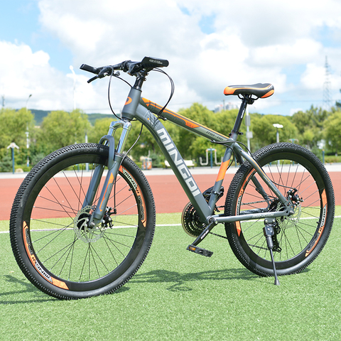 Bicicleta de montaña con frenos de disco mecánicos de 24 velocidades, velocidad variable de 26 pulgadas, para hombre y mujer ► Foto 1/6