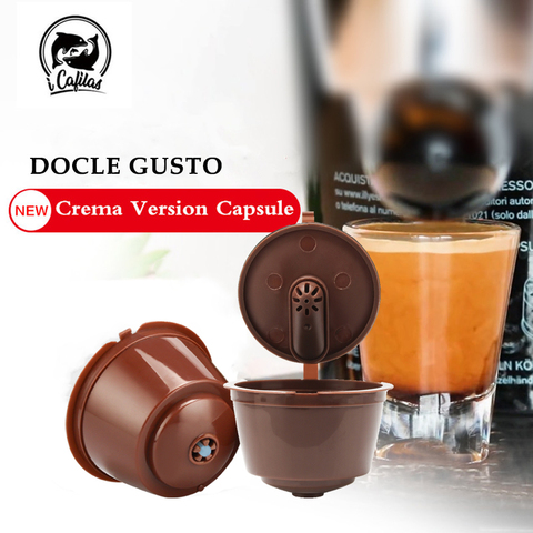 Icafilas3-cápsula de café rellenable para Dolce Gusto, para máquina Dolci Nescafé, reutilizable, filtro de café ► Foto 1/6