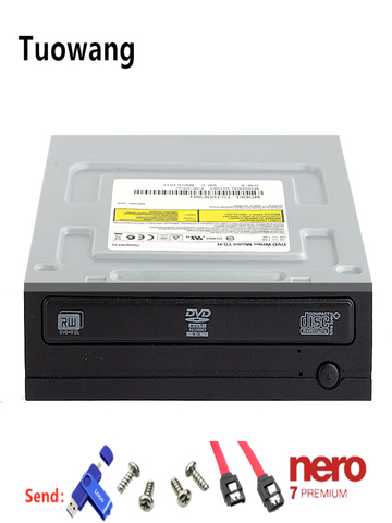 Grabador de CD para ordenador de escritorio Samsung, DVD-RW de datos, películas, archivos, DVD, unidad repetida, SATA integrado, 24x ► Foto 1/6