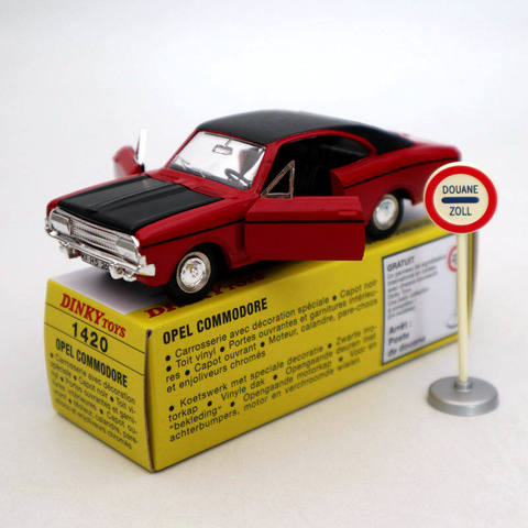 Colección de modelos de coches Atlas 1:43 Dinky toys 1420 Opel Commodore Rekord, coche fundido a presión ► Foto 1/6
