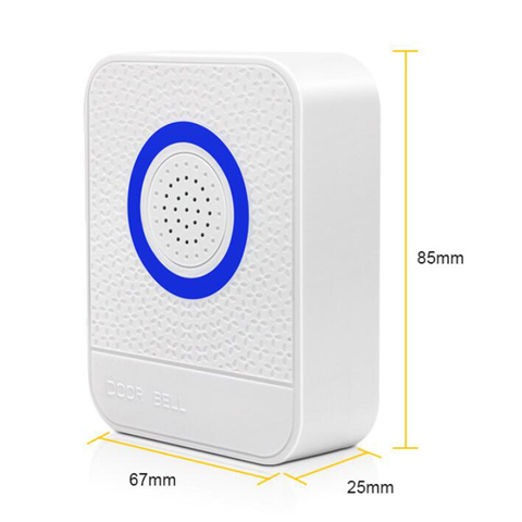 Timbre de puerta con cable de 12V CC, Control de acceso, timbre externo con tonos de llamada ► Foto 1/6