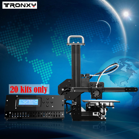 Impresora 3d Tronxy educación kit DIY de alta precisión de escritorio de aluminio perfil 3d impresora X1 3d máquina ► Foto 1/6