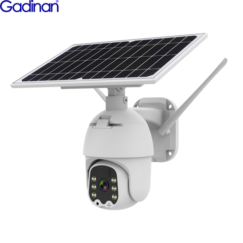 Gadinan cámara IP 1080P tarjeta Sim 4G/WiFi Solar domo PTZ cámara de seguridad de bajo consumo de energía CCTV inalámbrico al aire libre de la cámara ► Foto 1/6