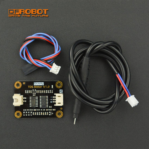 Nuevo DFRobot la gravedad analógico TDS Total de sólidos disueltos de Metro 3,3 ~ 5,5 V compatible con Arduino para la calidad del agua las pruebas ► Foto 1/6