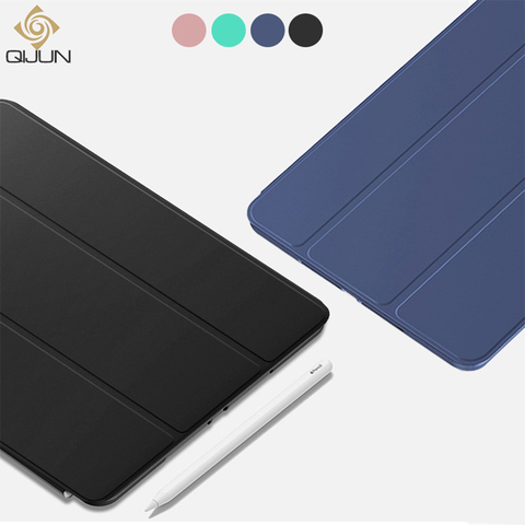 Funda de QIJUN para iPad 10,2 pulgadas 2022 soporte Auto inteligente PC Folio para iPad 8th Gen A2428 A2429 Funda protectora ► Foto 1/6