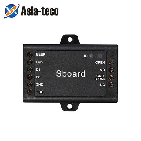 Sboard puerta individual tamaño Mini Placa de Control de acceso Wiegand 26 ~ 37 Bits de salida de 1000 usuarios de datos de usuario puede ser transferido ► Foto 1/6