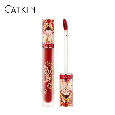 CATKIN-lápiz labial líquido, brillo de labios Lightness Pretty Semimatte, resistente al agua, larga duración, satén, nutrición hidratación, suave ► Foto 1/6