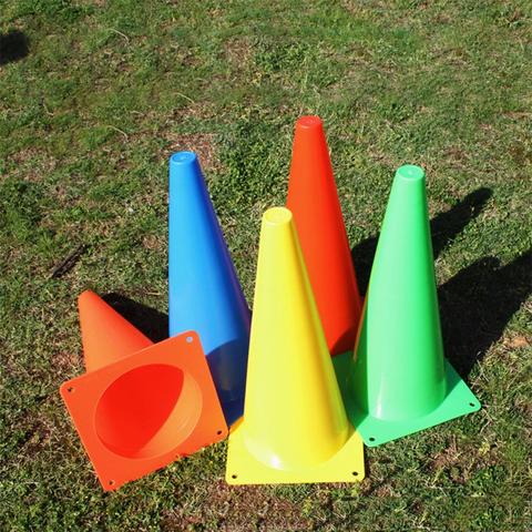 Marcador espacial de cono de tráfico para niños, Entrenamiento de fútbol de plástico de alta calidad para entrenamiento de fútbol doméstico ► Foto 1/6