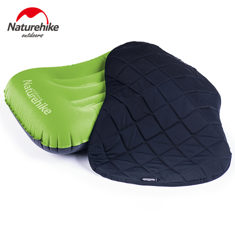 Naturehike-almohada para acampar, almohada de viaje, almohada ligera de mochilero, juego de fundas de almohada inflable compresible para exteriores ► Foto 1/6